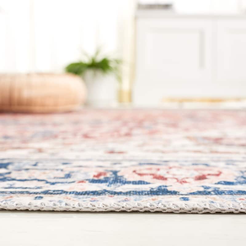 SAFAVIEH Arizona Flutur Machine Washable Slip Resistant Vintage Oriental