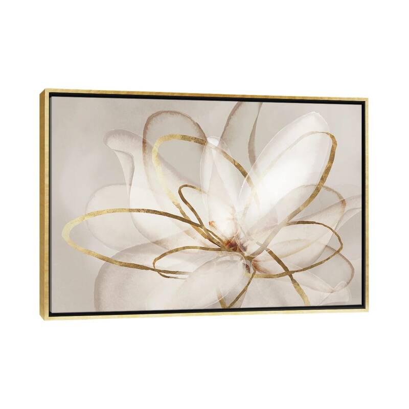 iCanvas "Transparent Beauty III " by Eva Watts Framed Canvas Print - Gold - 32x48