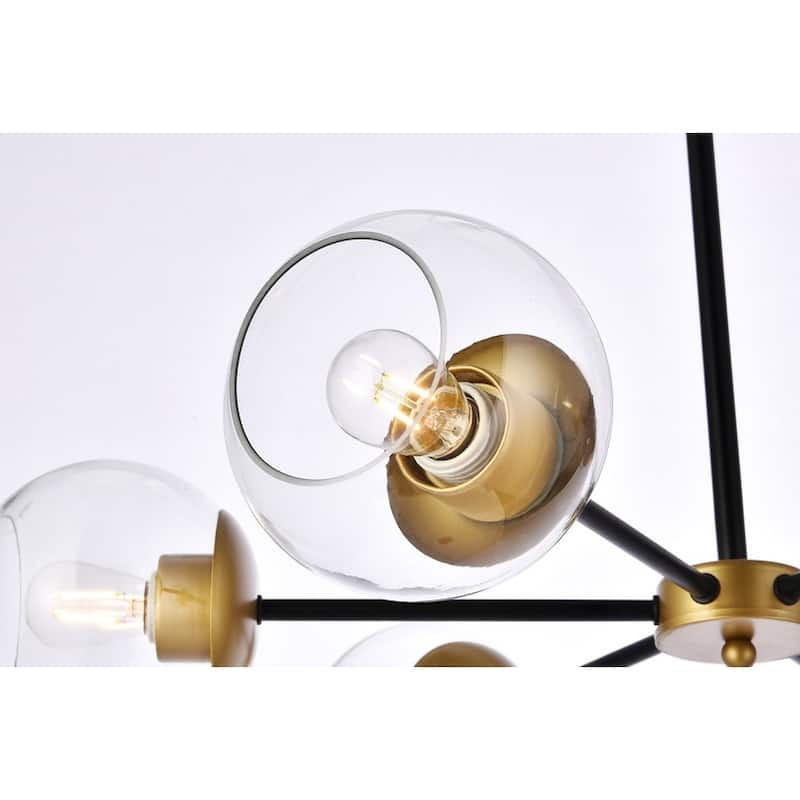 Brooke 30 inch Pendant with Clear Shade - N/A