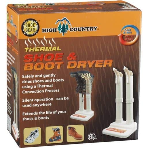 Shoe Gear Plastic Thermal Stack Boot and Shoe Dryer, Ivory