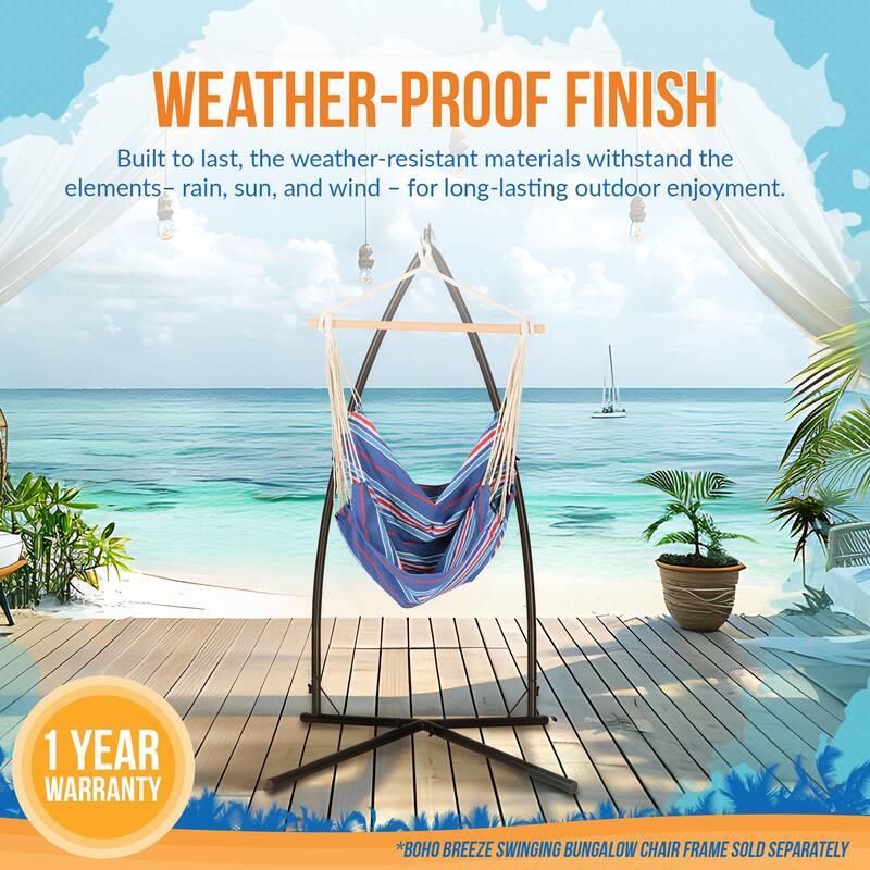 Island Retreat Boho Breeze Swinging Bungalow Chair