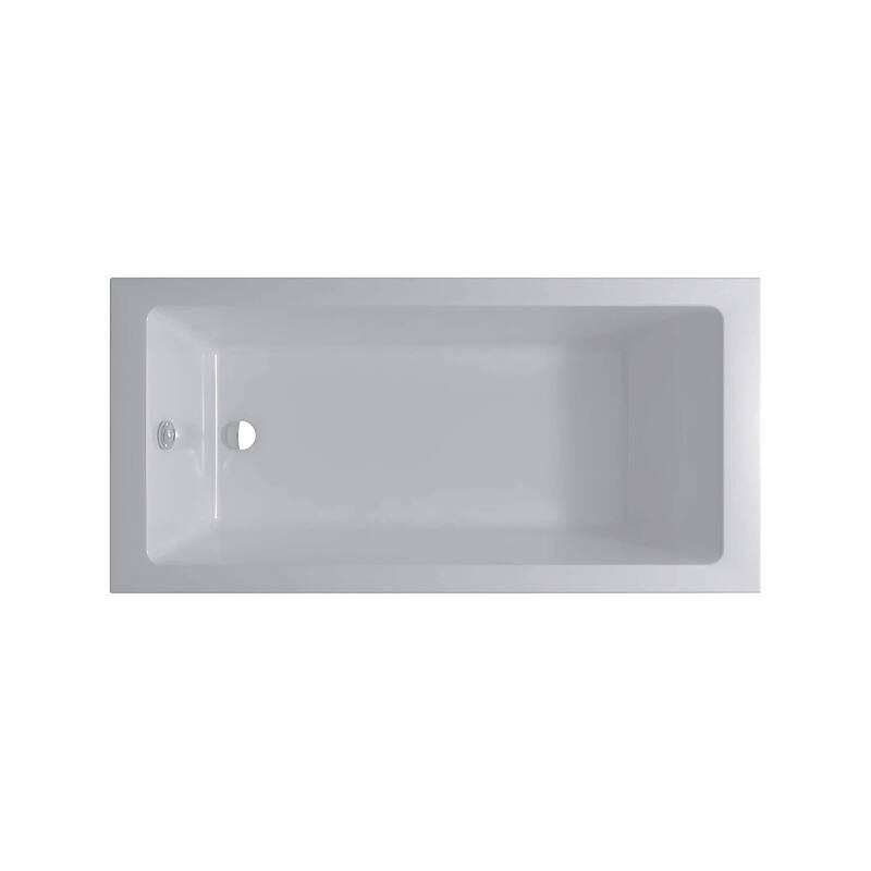 Fine Fixtures Drop In Soaking Bathtub Fiberglass Acrylic Material