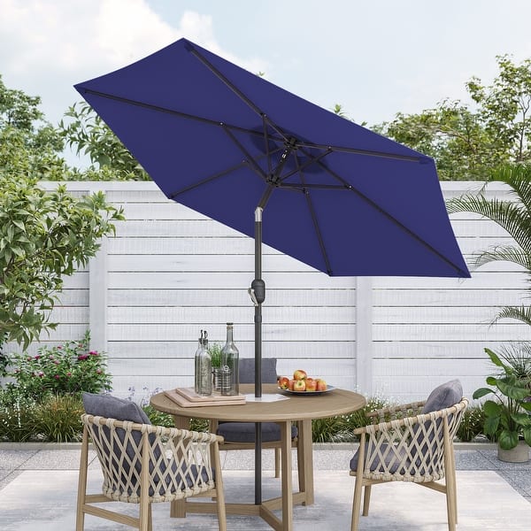 7 ft patio umbrella canopy Bonosuki 7.5-foot Waterproof Sunshade Canopy Patio Umbrella - On Sale - Bed  Bath & Beyond
