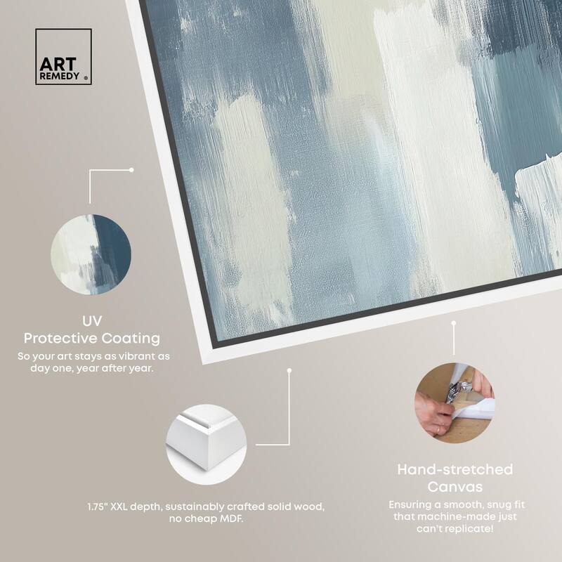 Blue Union Canvas by Art Remedy