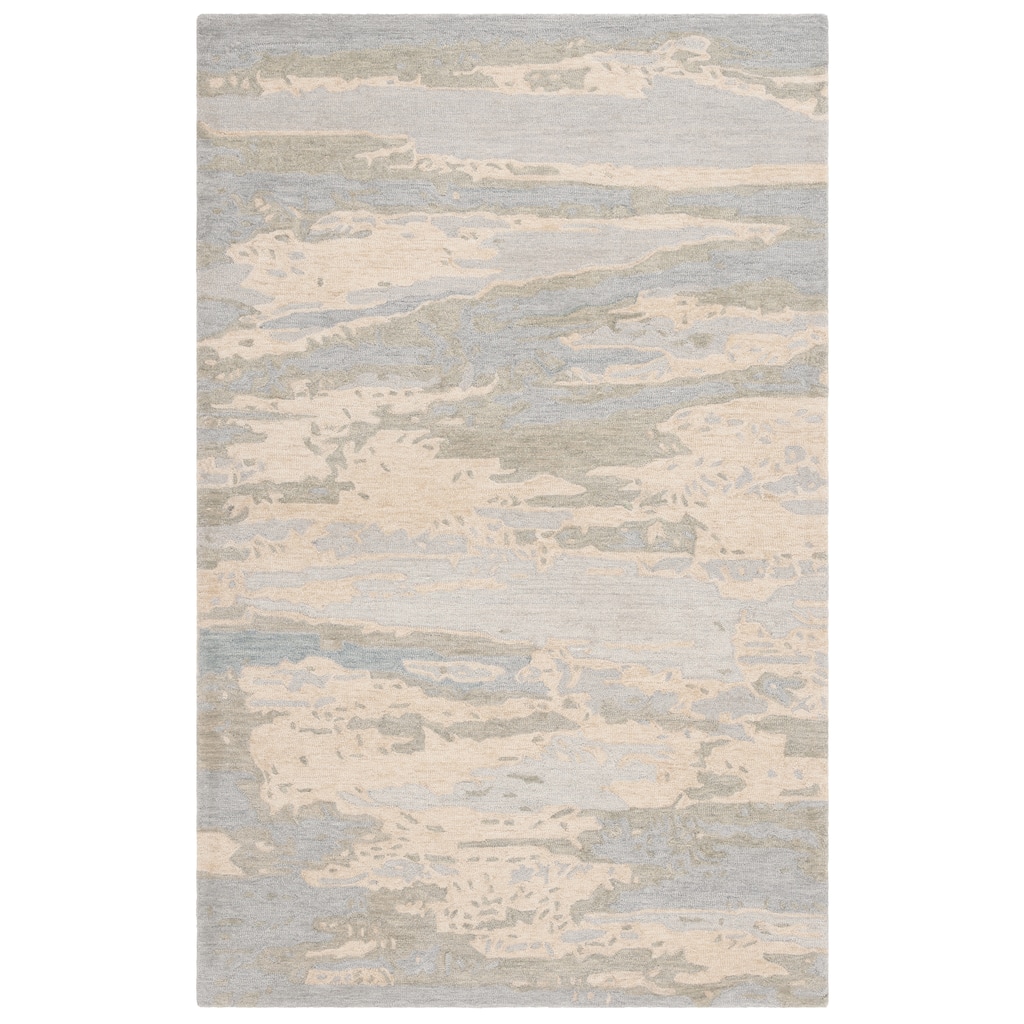 SAFAVIEH Handmade Metro Vakina Modern Abstract Wool Rug