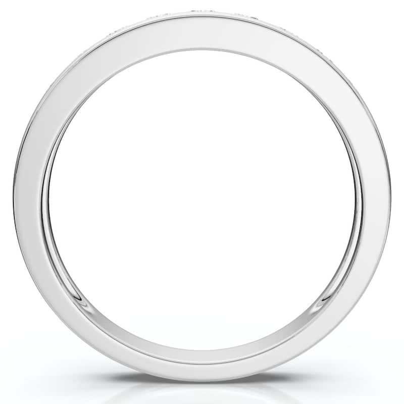 Bliss Diamond 1/2Ct Diamond Wedding Ring Channel Set Lab Grown EF/VS