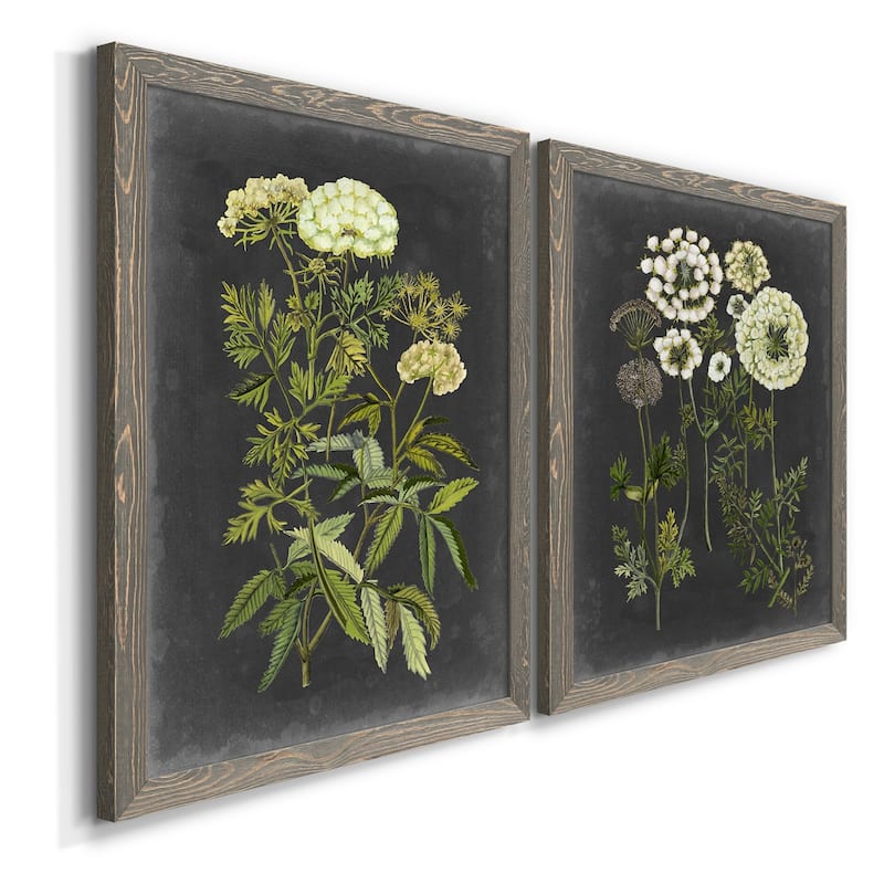 Bookplate Floral I Premium Framed Canvas - Ready to Hang - Multi-Color