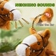 preview thumbnail 4 of 7, Ride on Horse, Walking Horse Toy, Kids Plush Riding Horse, Pony with Wheels & Neighing Sound for 3-5 Years Old up to 132 Pounds