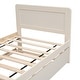 preview thumbnail 4 of 23, Twin Size Platform Bed w/Trundle & Headboard, Twin Bed Frame for Kids