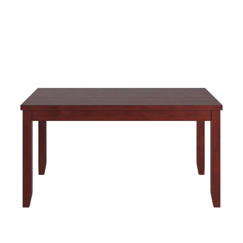 Elena Wood Rectangular Dining Table by iNSPIRE Q Classic