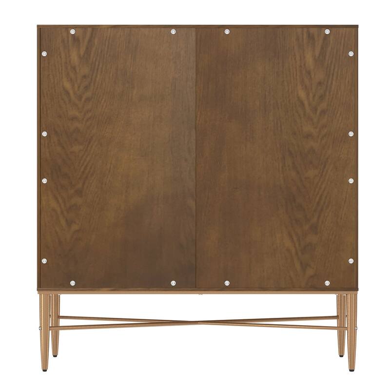 2 Door Vintage Accent Cabinet