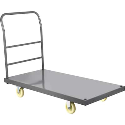 Flatbed Utility Cart Ideal for Transporting Luggage - 2000 lb