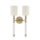 preview thumbnail 9 of 11, Savoy House Fremont 2 Light Wall Sconce
