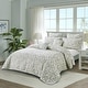 preview thumbnail 4 of 6, Marisol Printed Microfiber 7-piece Bedspread Quilt Coverlet Set
