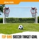 preview thumbnail 2 of 5, Zealfeel 16-in Soccer Goal Targets (2 Pcs): Top Bins Corner Shooting Accuracy Set with Carry Bag