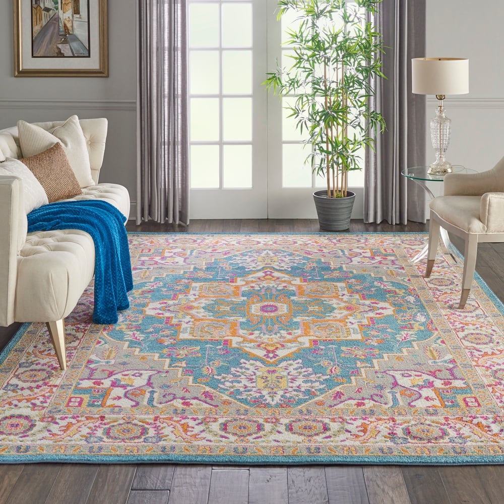 Nourison Cayuga Oushak Boho Medallion Area Rug