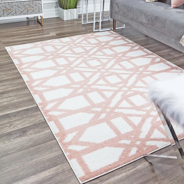 Mika Modern & Contemporary Geometric Area Rug by Rugs America On Sale