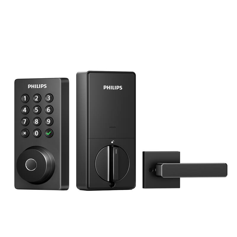 Philips Smart Wi-Fi Door Lock with Lighted Keypad and Lever Set