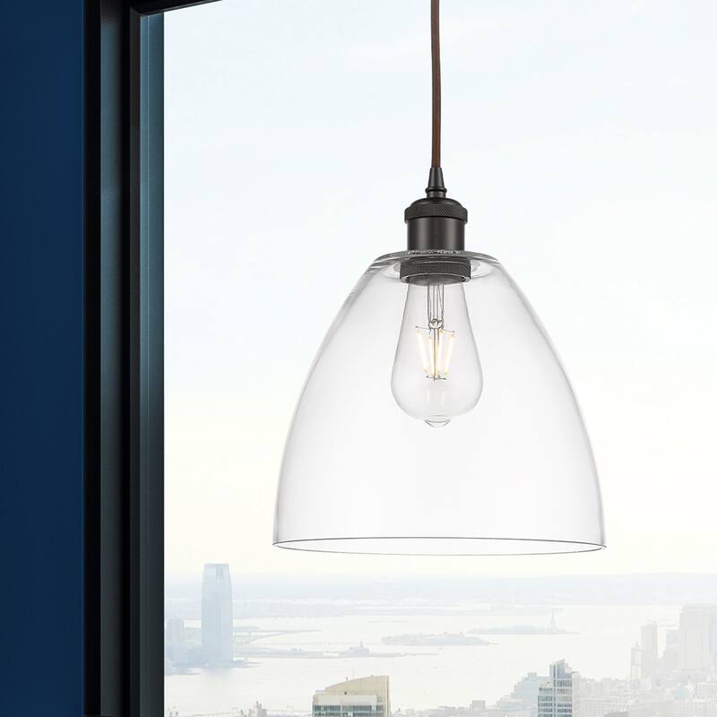 Innovations Lighting Ballston Bristol Glass 1 Light 9" Cord Hung Mini Pendant