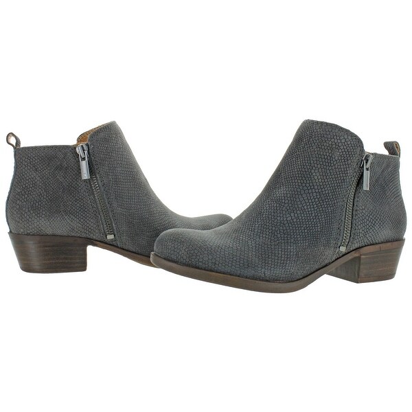 grey lucky booties