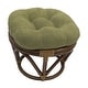 preview thumbnail 18 of 17, International Caravan Bali Papasan Footstool Sage