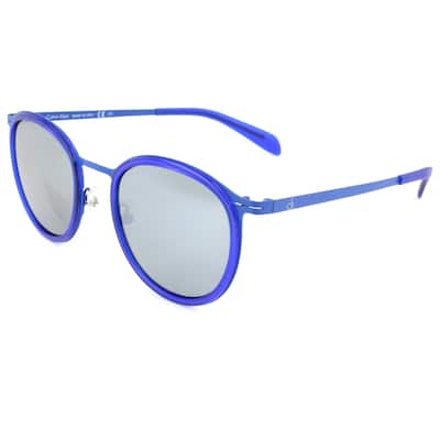 Calvin Klein Unisex 49mm Electric Blue Sunglasses CK5415S-502-49