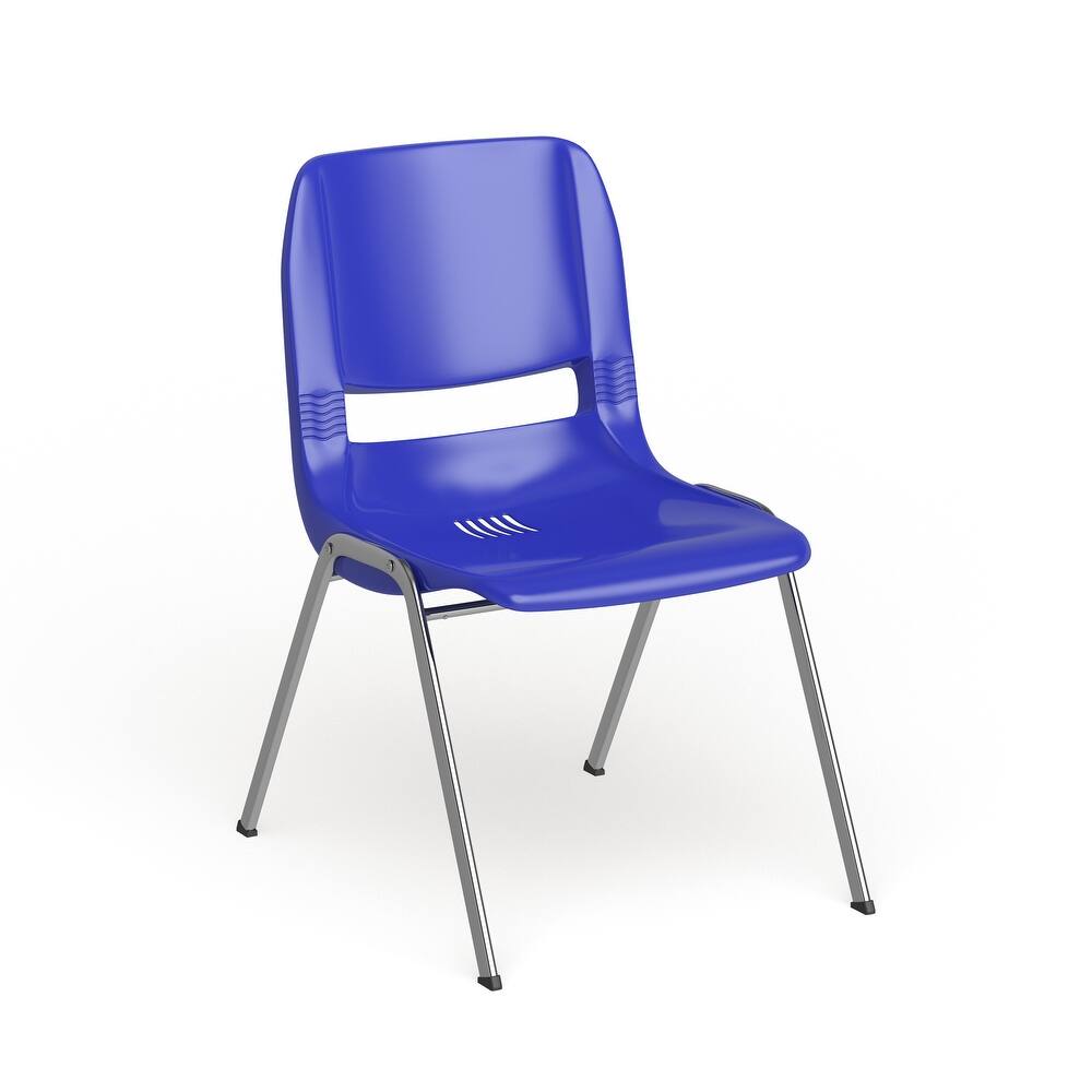Kid's Ergonomic Shell Stack Chair with 14" Seat Height