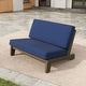 preview thumbnail 30 of 130, Outdoor Teak Patio Furniture 2 Club Chairs Loveseat Table