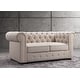 preview thumbnail 2 of 5, Moser Bay Garcia Chesterfield Rolled Arm Sofa, Loveseat