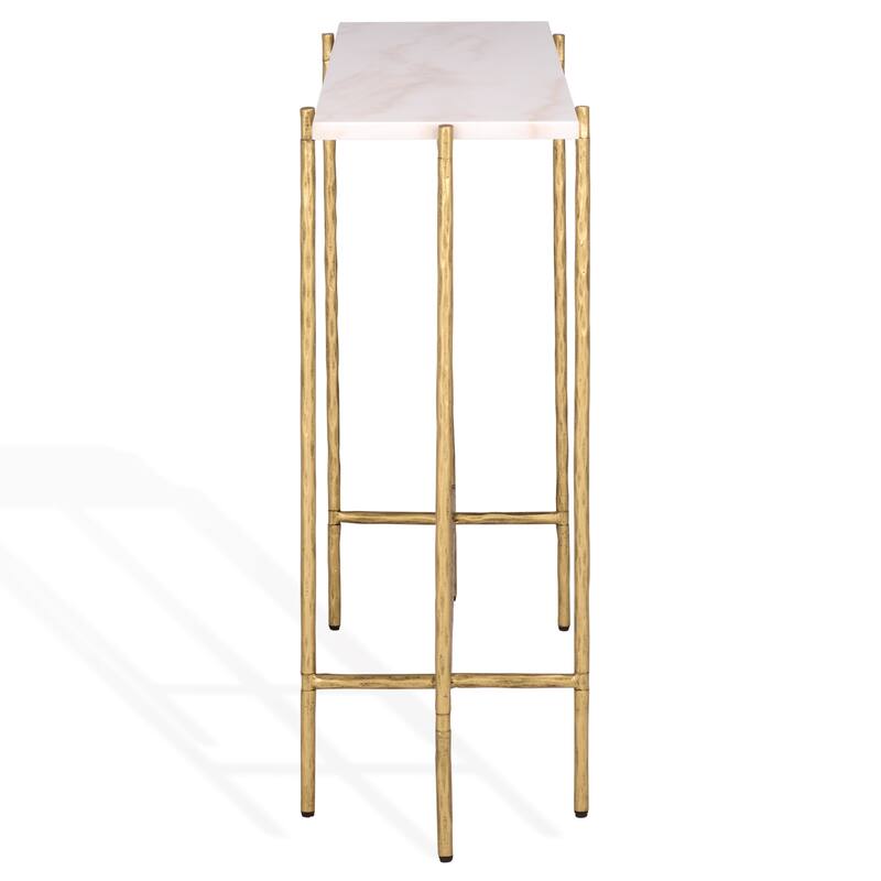 SAFAVIEH Couture Giorgi Marble Top Console Table - 42"W x 12"D x 30"H