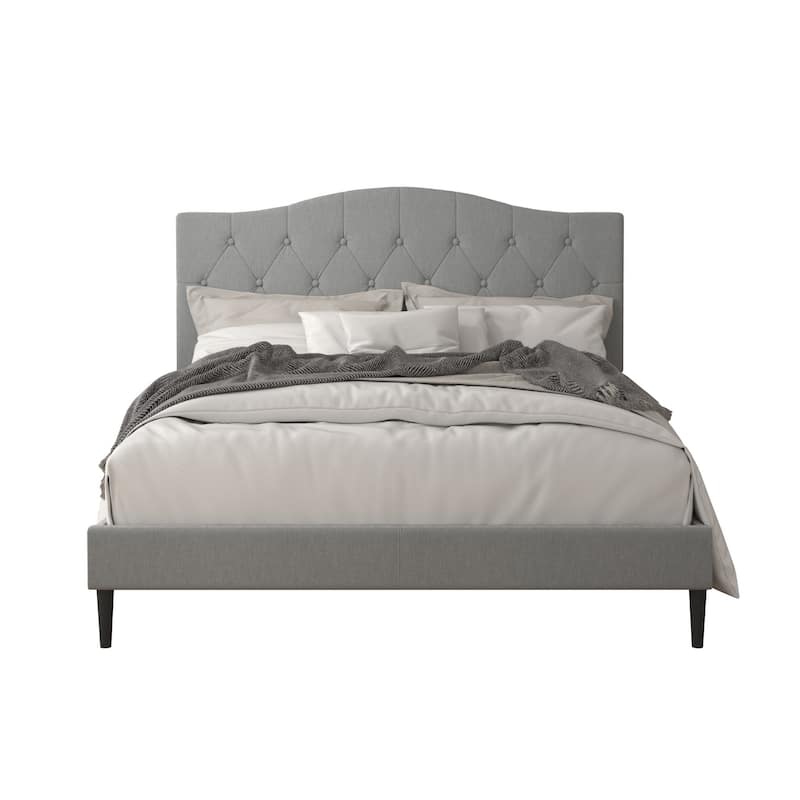 Mason Tufted Upholstered Platform Bed