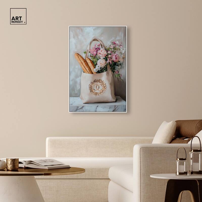 Chic Carryall I Canvas by Art Remedy