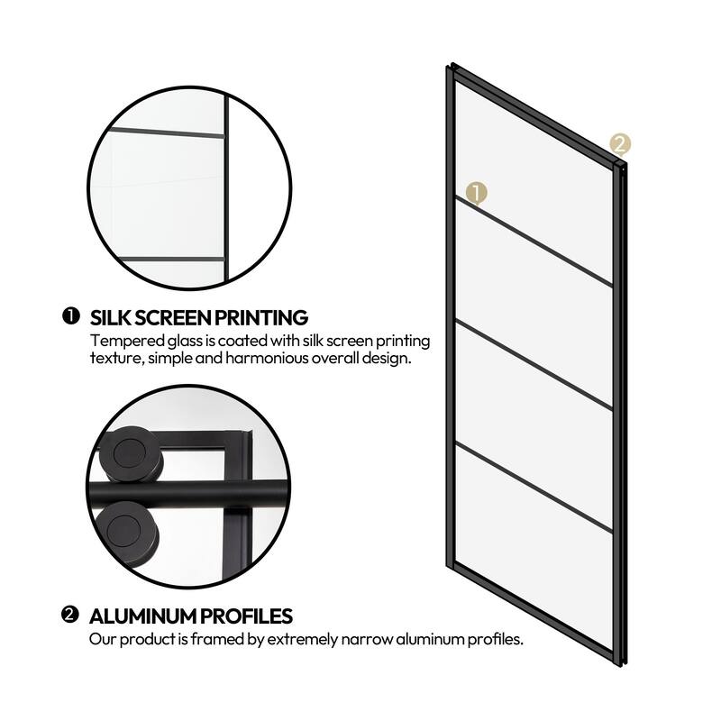Miseno MSD-LOSA-6478-SS Losar 78" High x 64" Wide Sliding Framed