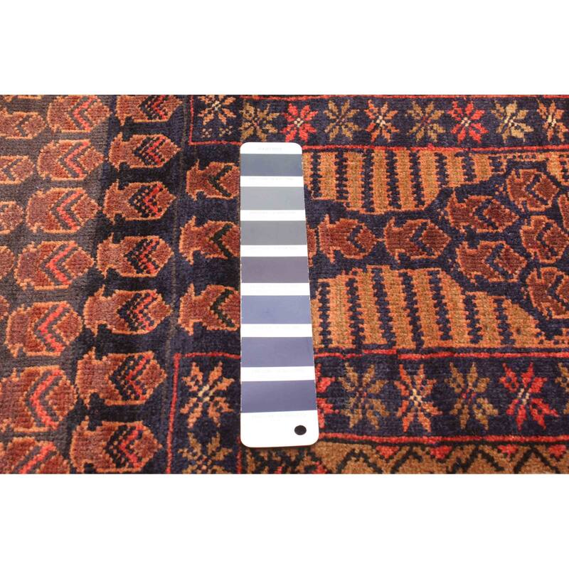 ECARPETGALLERY Hand-knotted Teimani Dark Navy Wool Rug - 2'11 x 4'2