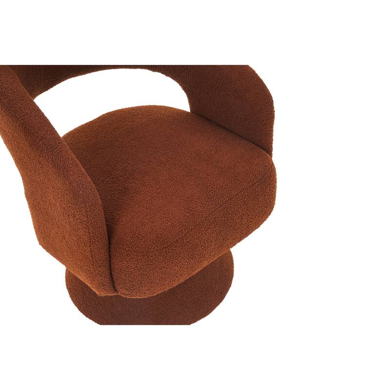 Round Barrel Chair in Fabric
