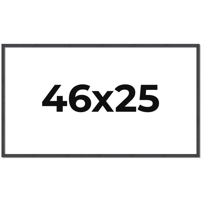 46x25 Frame Brown Picture Frame - Complete Modern Photo Frame Includes