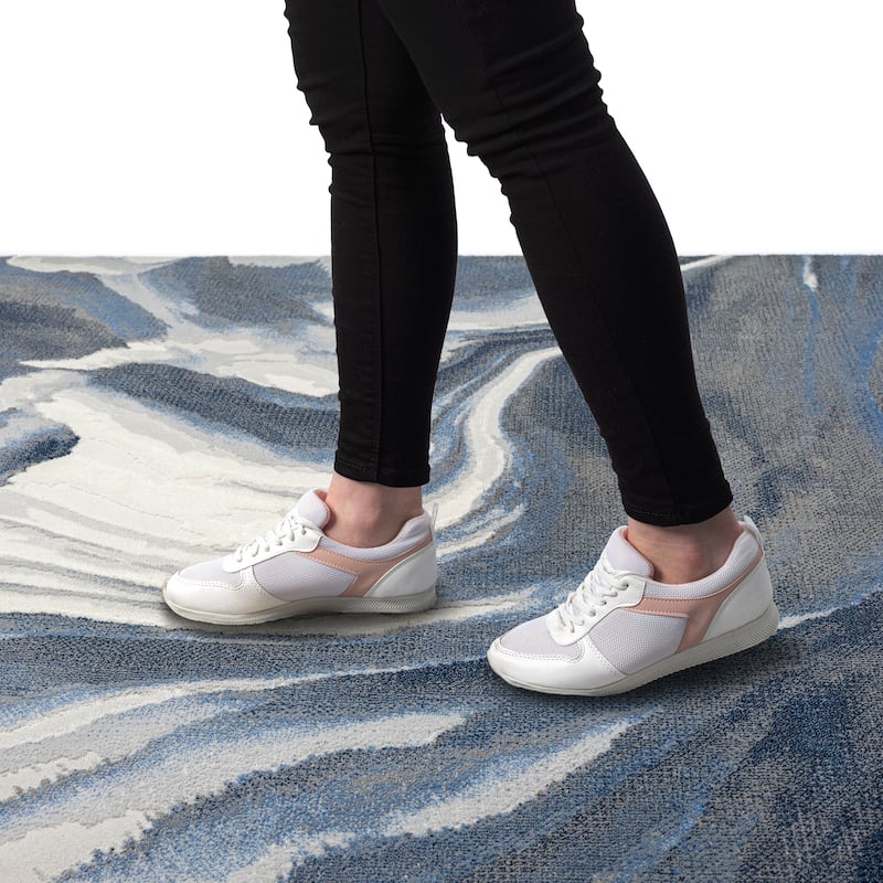 Abani Rugs Regal Sand Wave Pattern Area Rug