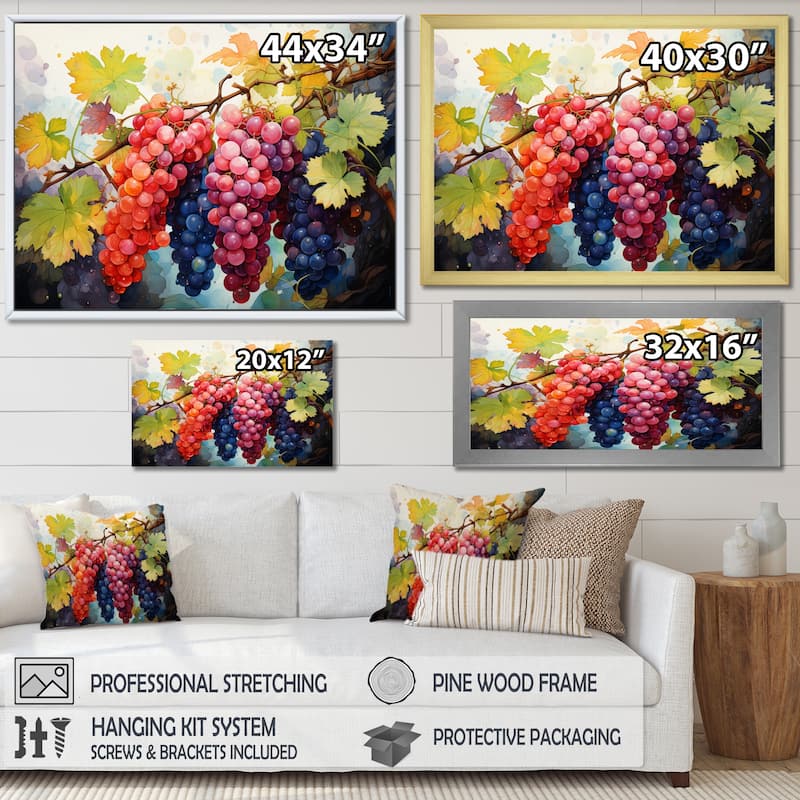 grapes picture framing