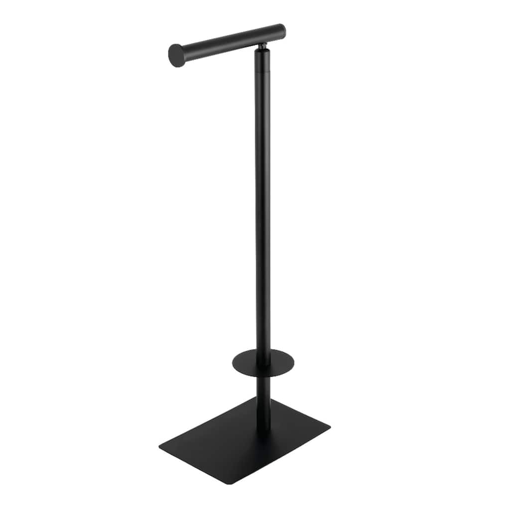 Claremont Freestanding Toilet Paper Holder in Brushed Brass