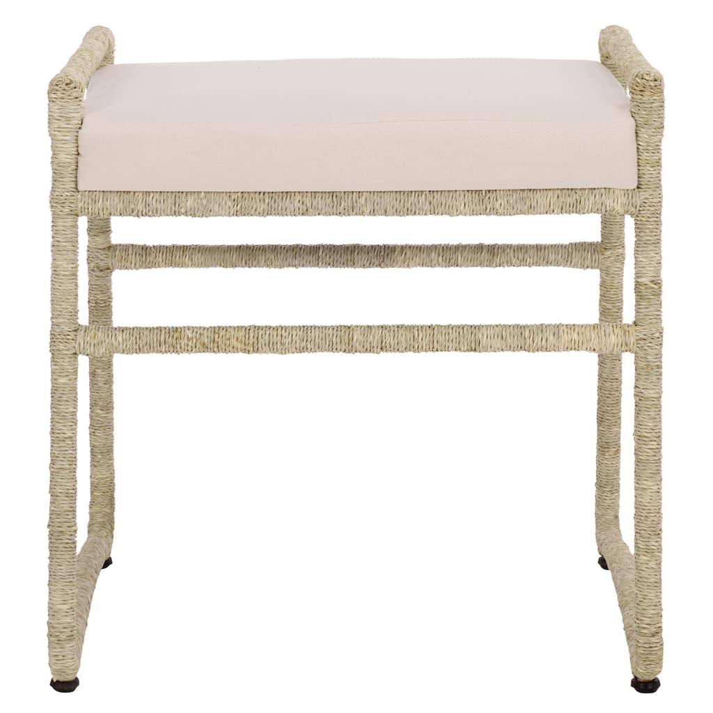 SAFAVIEH Home Iveliz Ottoman with Cushion