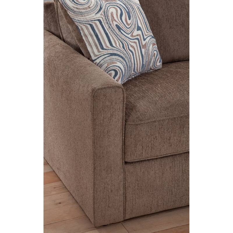 American Furniture Classics Delilah Model 8-020-A441V2 Loveseat with 2 Throw Pillows
