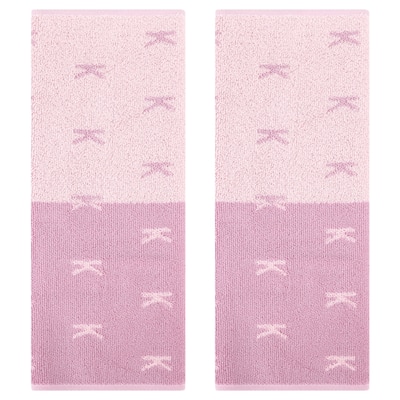 Letter Patterns Cotton Hand Towels, Comfortable Soft Absorbent, Daily Wash Essentials Decorative Bathroom