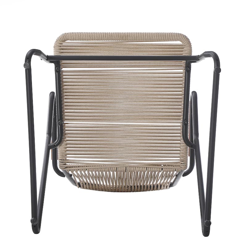 Iron Frame Chair Set of 2