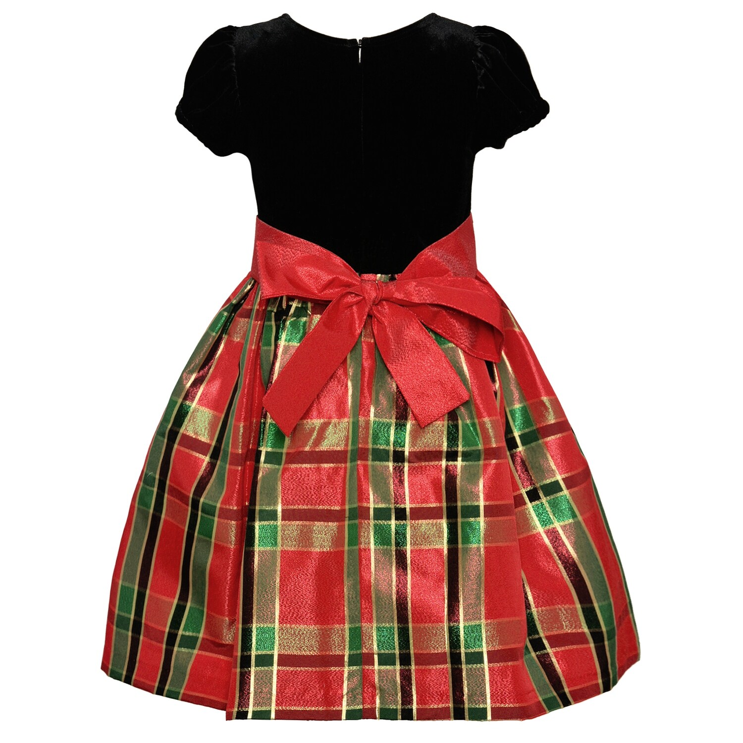 bonnie jean plaid christmas dress