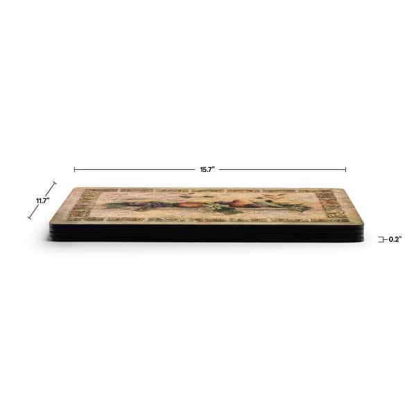 Pimpernel Tuscan Palette Collection Placemats Set of 4 Bed Bath