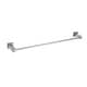 preview thumbnail 2 of 39, Cube 24 inch Bathroom Towel Bar Brush Nickel