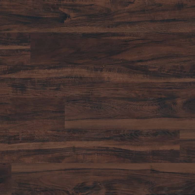 Ackland AKVGL6X48-2006-PL Brushwood 6" x 48" Smooth Vinyl Flooring - Midnight Walnut