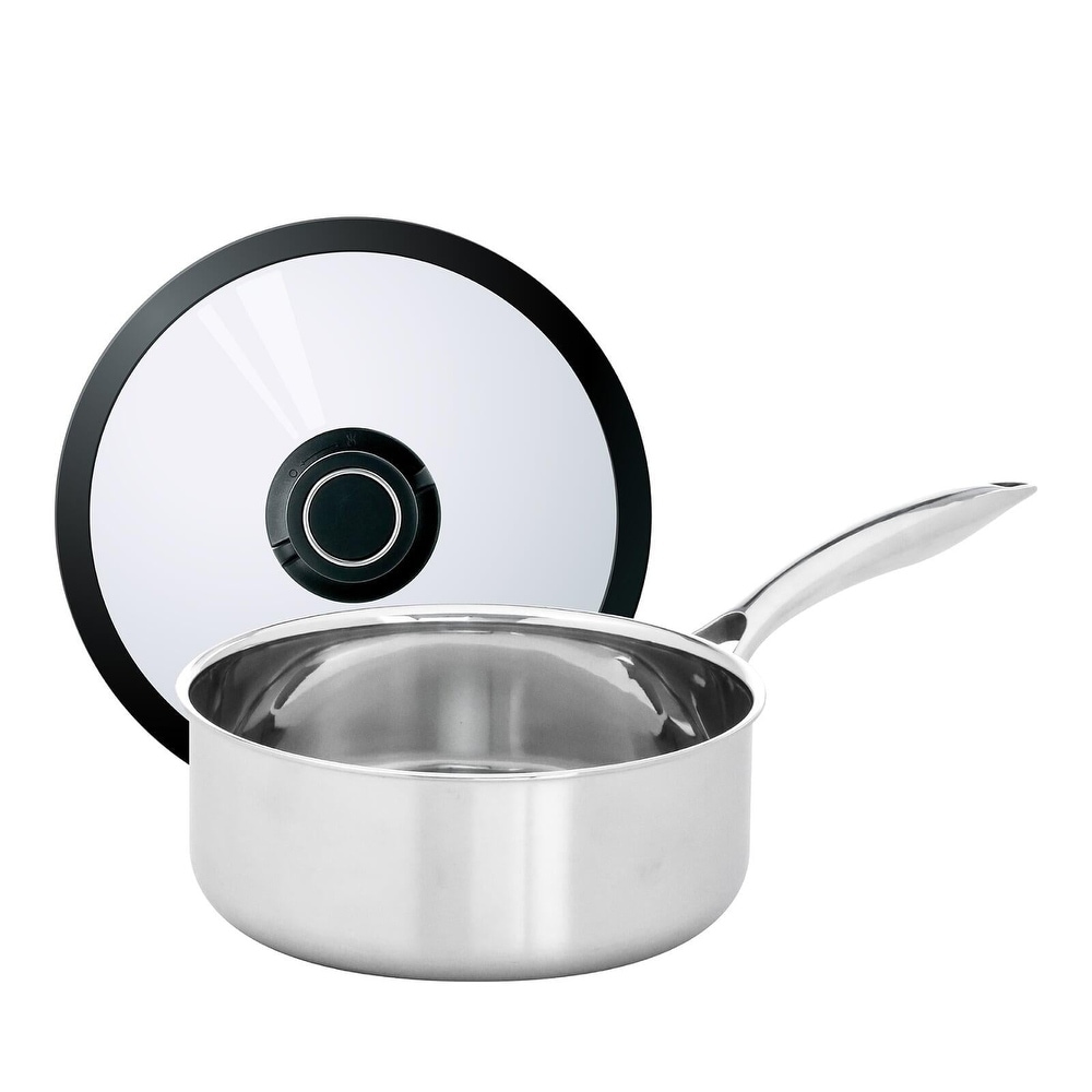 Anolon Nouvelle Copper Stainless Steel 3 1/2-quart Covered Saucepan - Bed  Bath & Beyond - 9206701