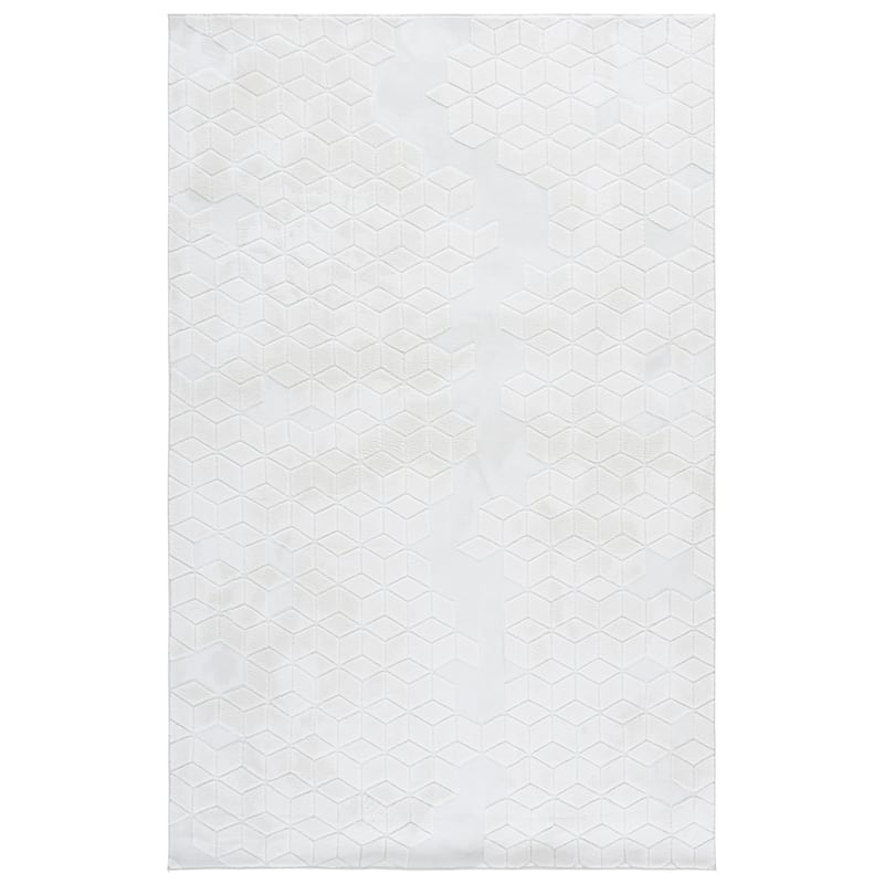 SAFAVIEH Versailles Ineke Machine Washable & Slip Resistant Rug - 6' x 9' - Ivory