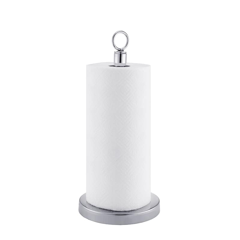 SunnyPoint Sturdy Paper Towel Holder Stand, Chrome